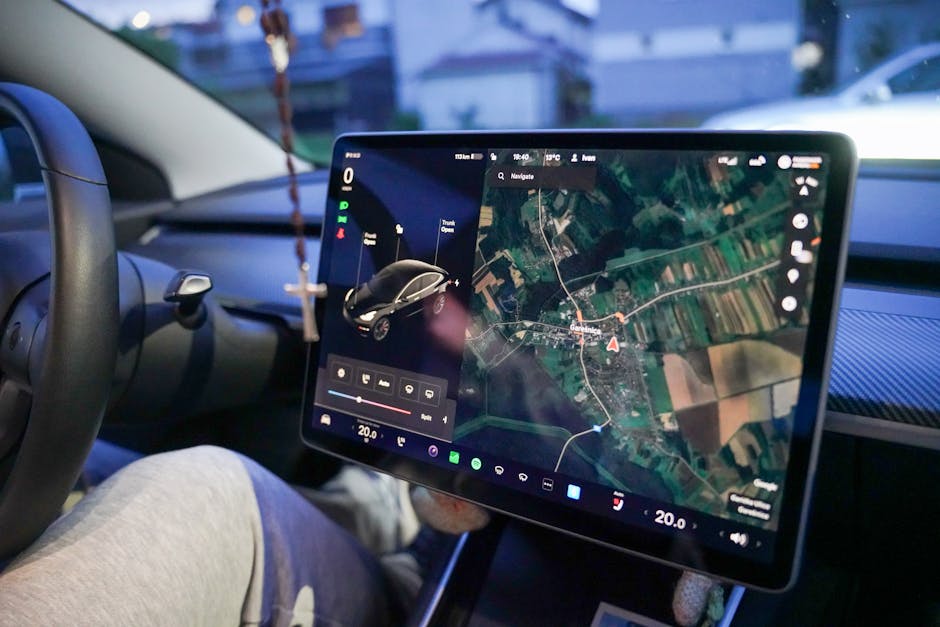 GPS-Gerät Nahaufnahme mit Koordinatenanzeige